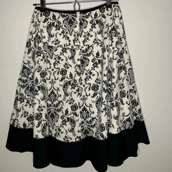 Vintage JKLA California A-Line Skirt Elastic Waist w/Side zipper - Picture 9 of 14